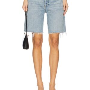 Agolde Light Blue Denim Bermudas
